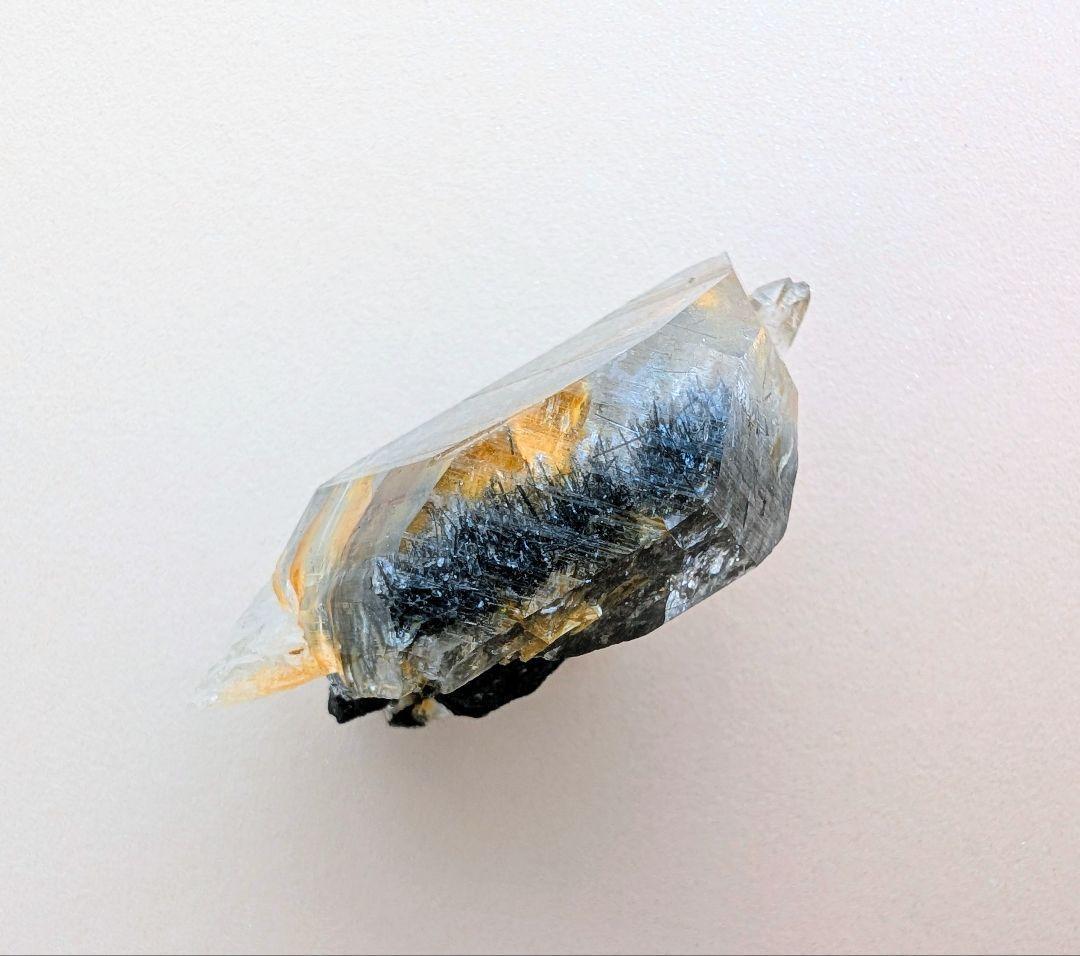 パキスタン産 ディラン テンペスト クォーツ リモナイト トルマリン 水晶