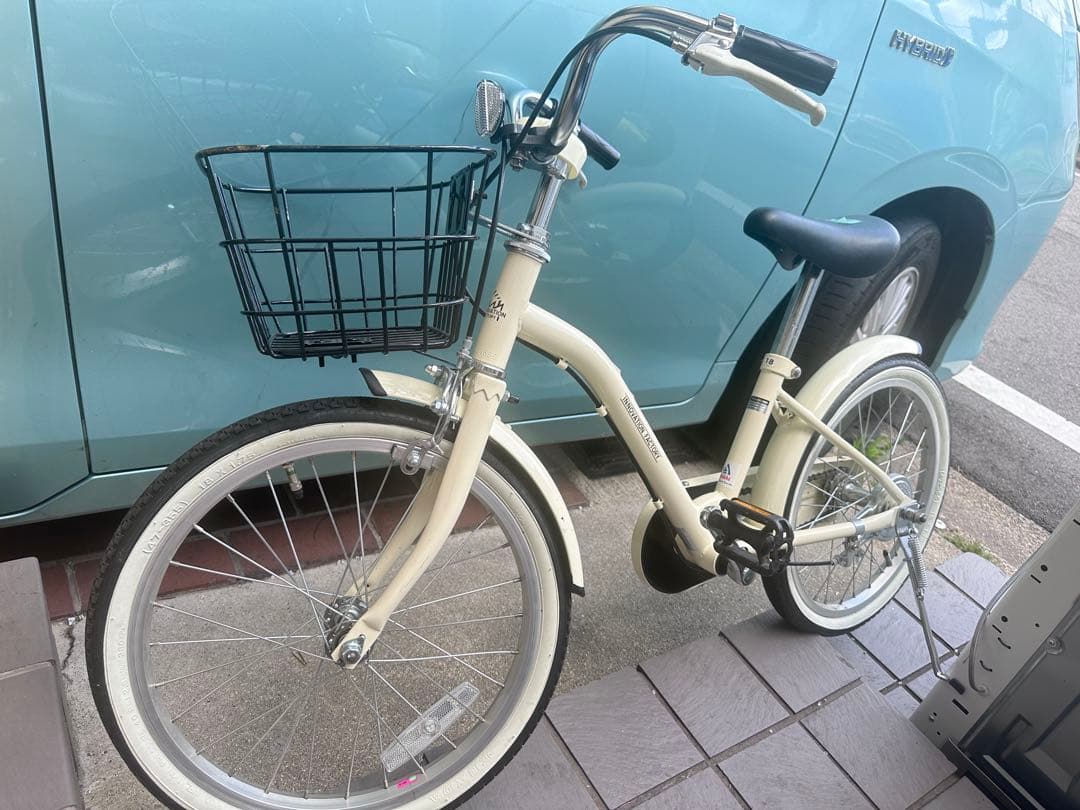 子供用 自転車 あさひ イノベーションファクトリー 18インチ アイボリー