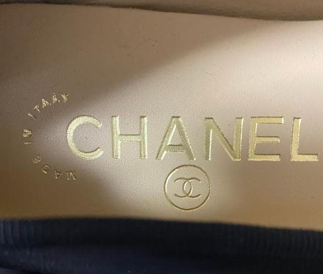 シャネル バレエシューズ 黒 37C 美品