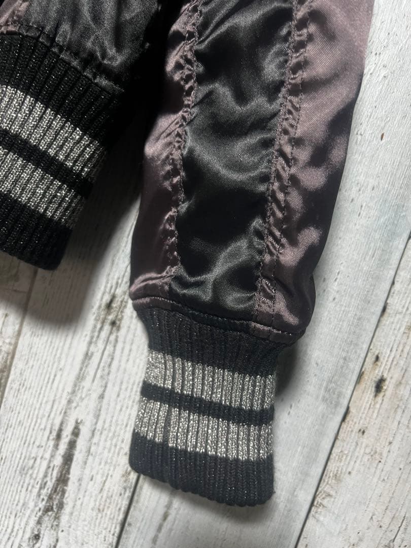 00s HYSTEIC GLAMOUR ガール 刺繍 短丈 スカジャン ムーン