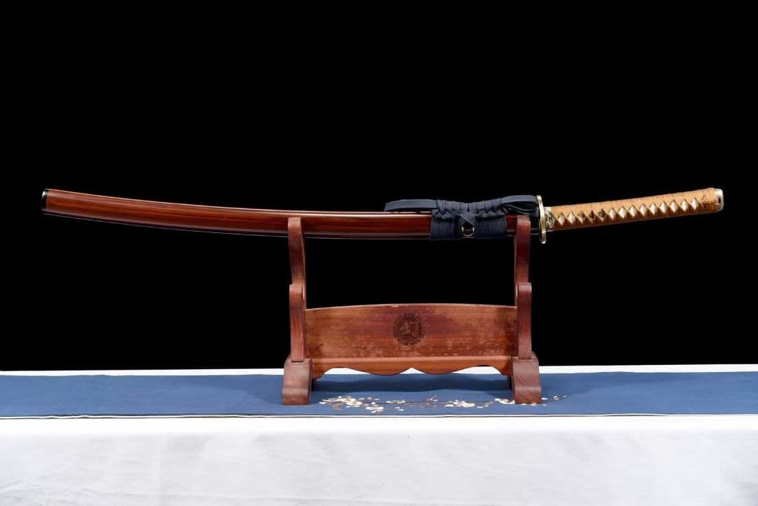 【キツネ桜】古兵器 武具 刀装具 日本刀　模造刀 居合刀 武士道 鑑賞用 美術刀