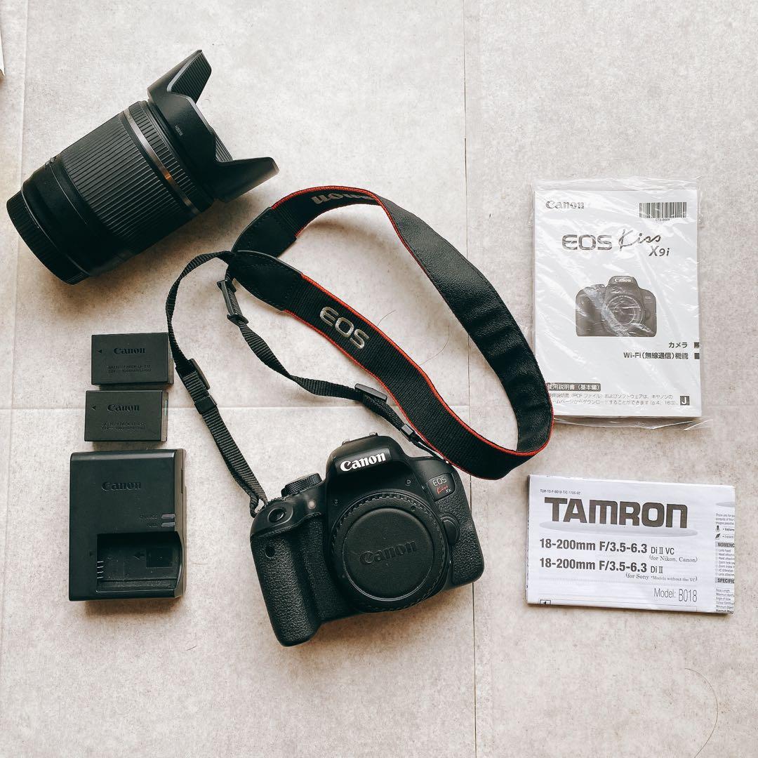 Canon EOS Kiss x9i レンズ・充電器・バッテリー2個付き