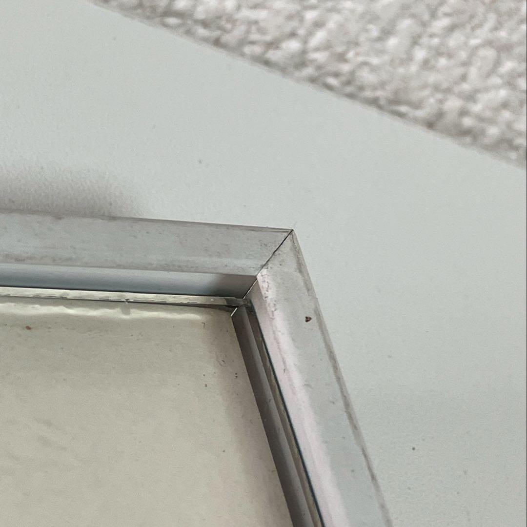 水森亜土 水彩画 色紙 空とぶバッシュ 額入り