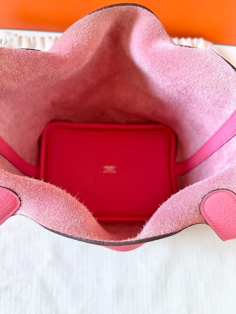 人気カラー★エルメス ピコタンロックPM ローズアザレ C刻印 オマケ付き