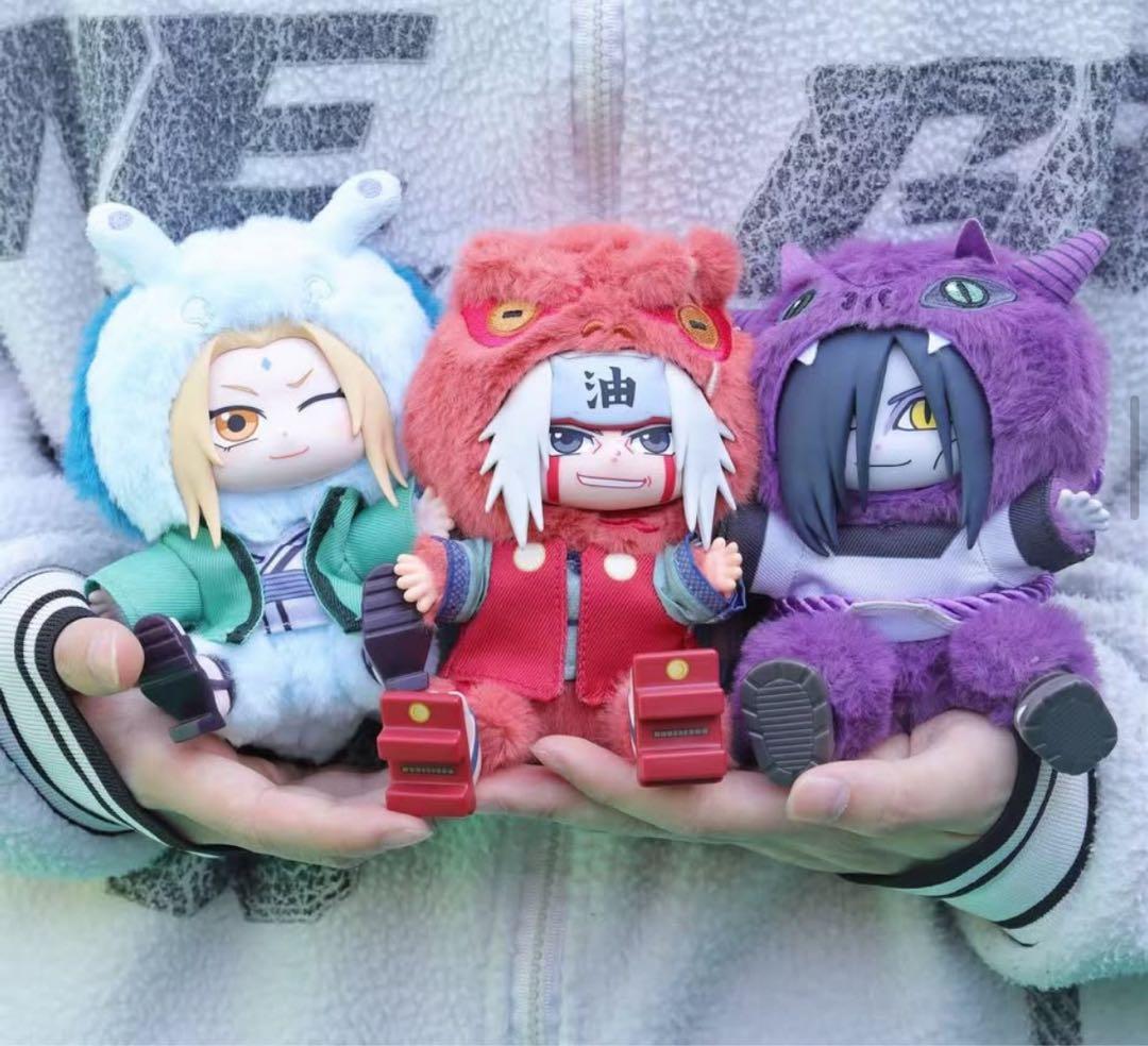 【最安値】TOPTOYナルト第2弾 大蛇丸 綱手 自来也 3体セットぬいぐるみ