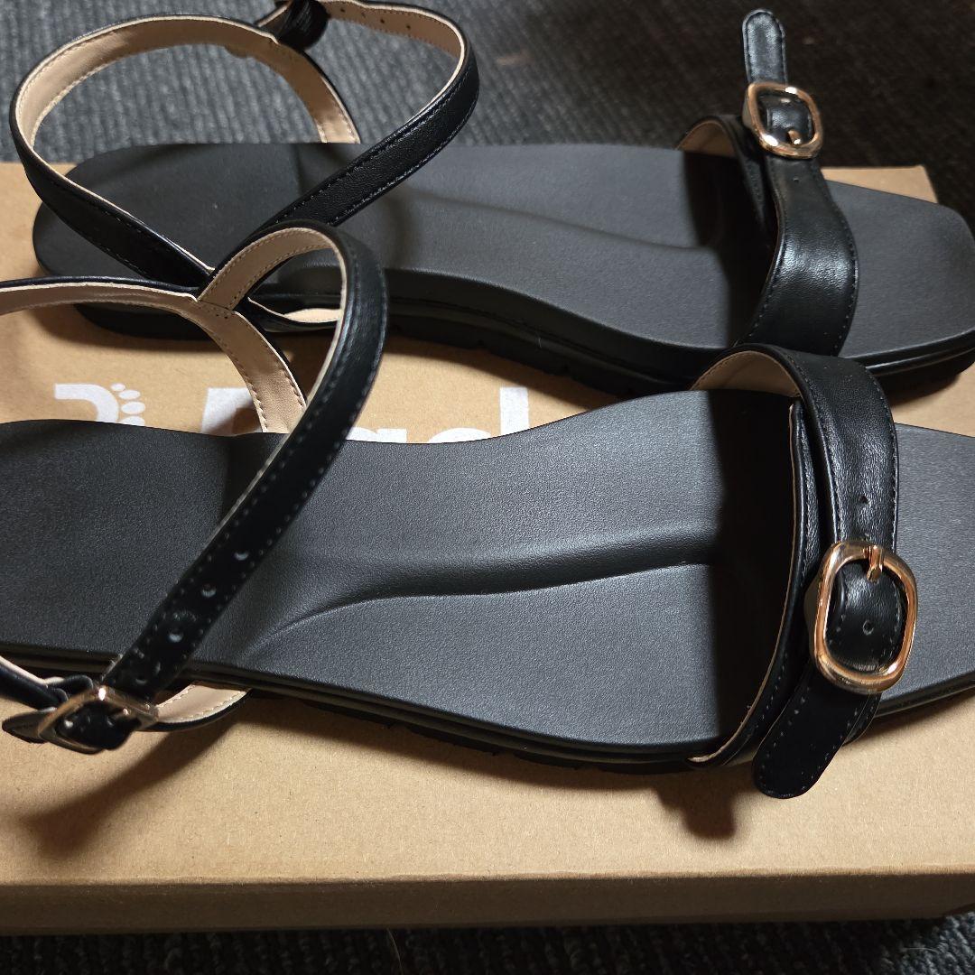 【試着のみ・美品】ラクバキ　Racbaki ラインサンダル　Lサイズ