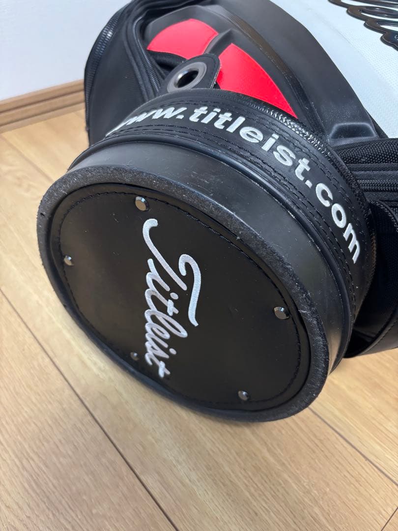 ⭐︎美品⭐︎Titleist タイトリスト　キャディバッグ 黒赤