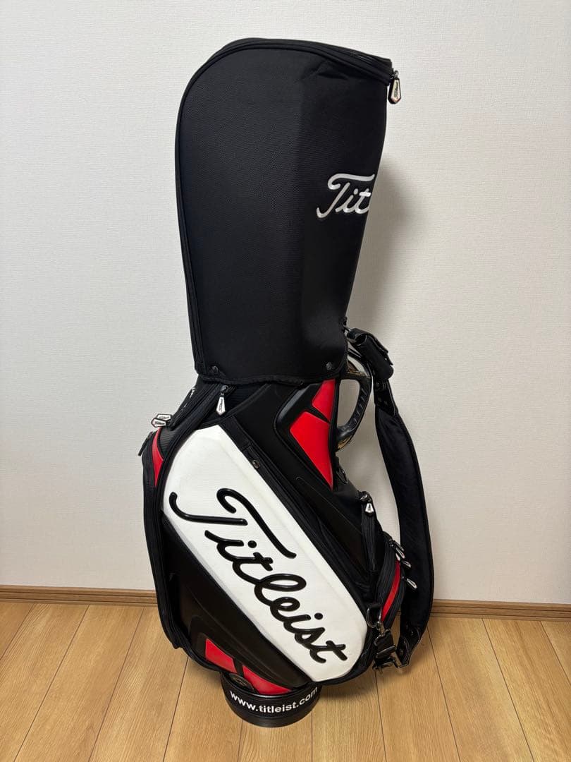 ⭐︎美品⭐︎Titleist タイトリスト　キャディバッグ 黒赤