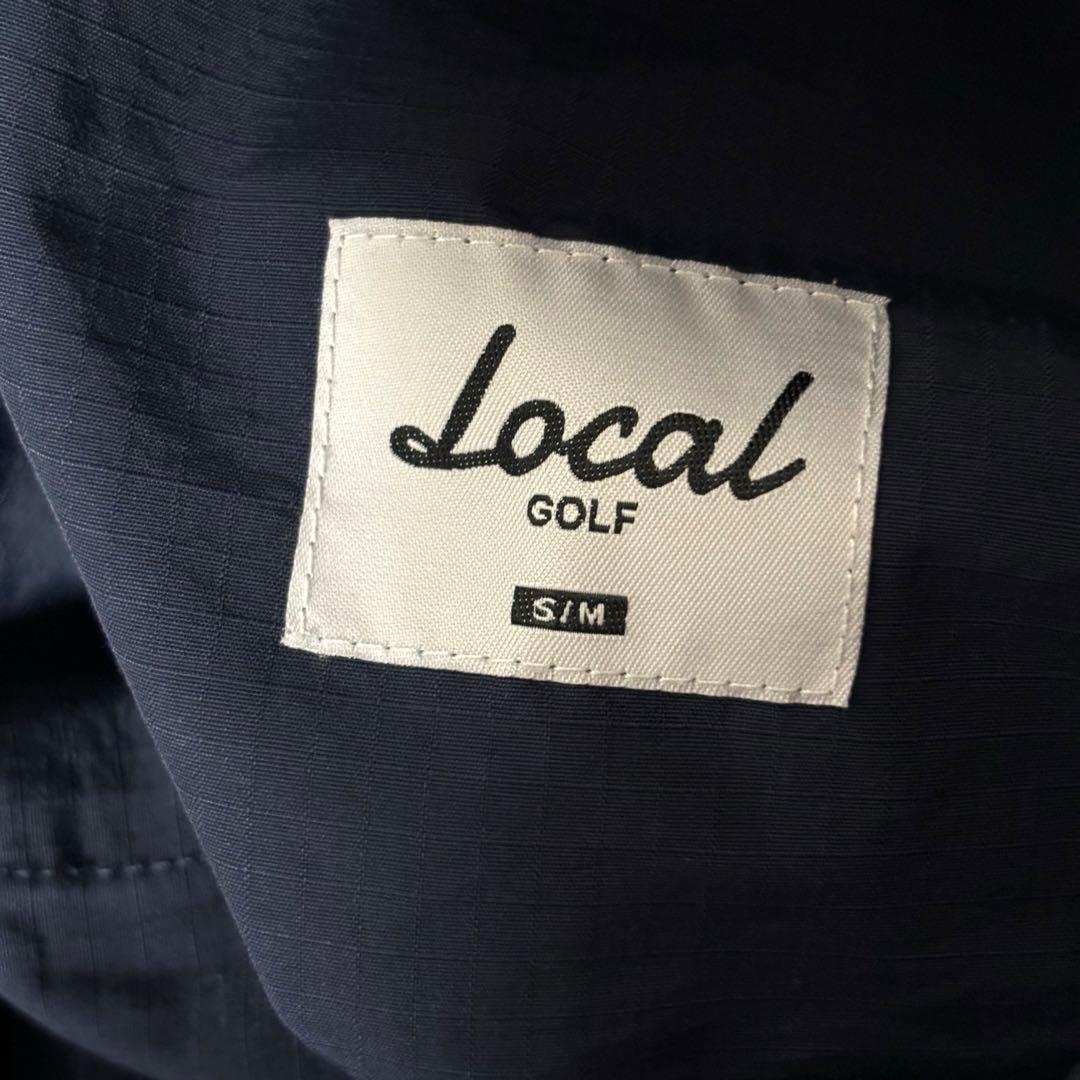 local golf セットアップ　ゴルフ　ナイロン　刺繍　M