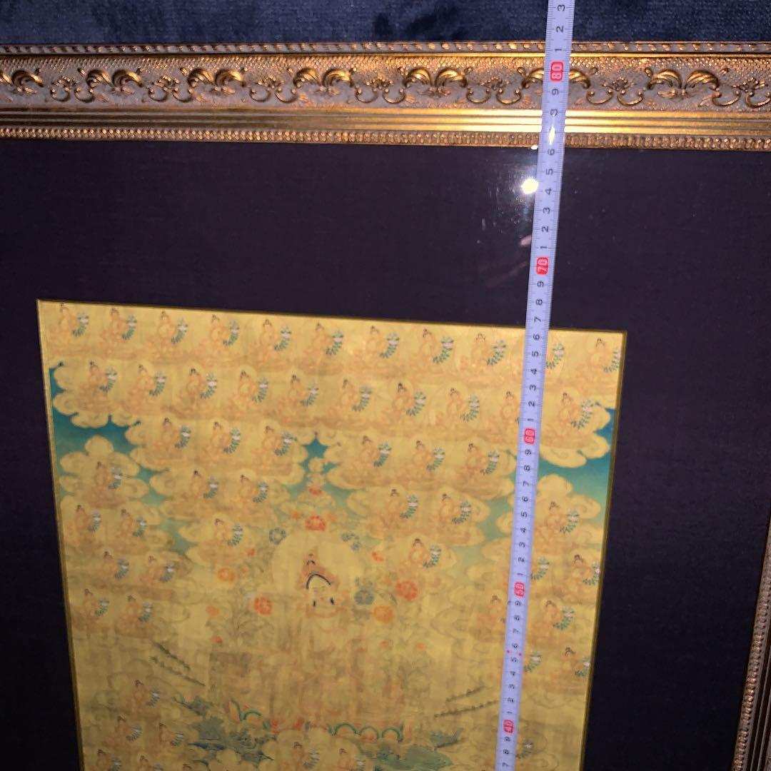 チベット　グリーンターラ菩薩　仏画