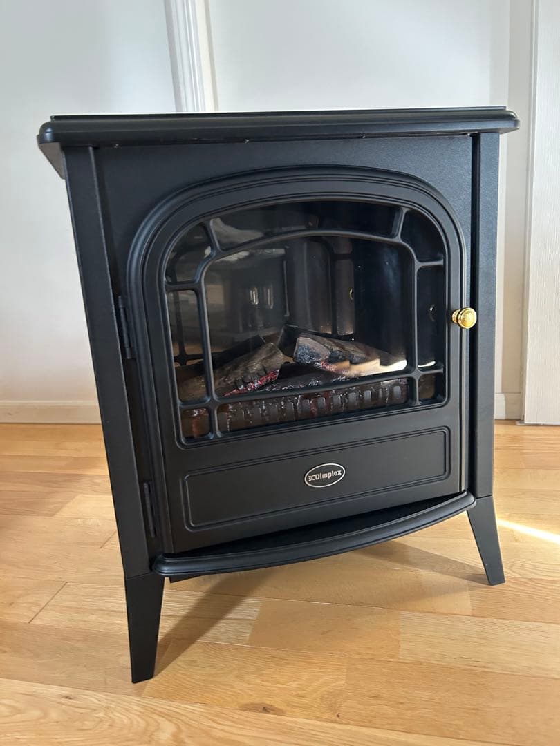 Dimplex マットブラック暖炉型電気ヒーター