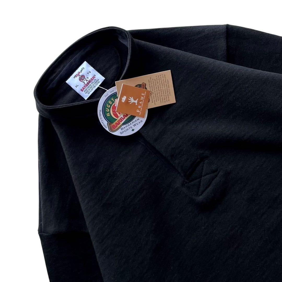 【新品未使用】BARBARIAN/12ozヘンリーネックロングスリーブシャツ
