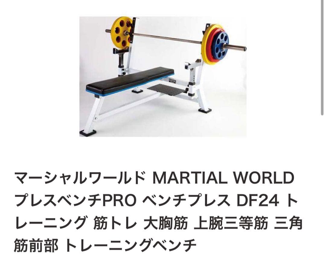 耐荷重３００キロ対応マーシャルワールドベンチプレス台　引取り限定