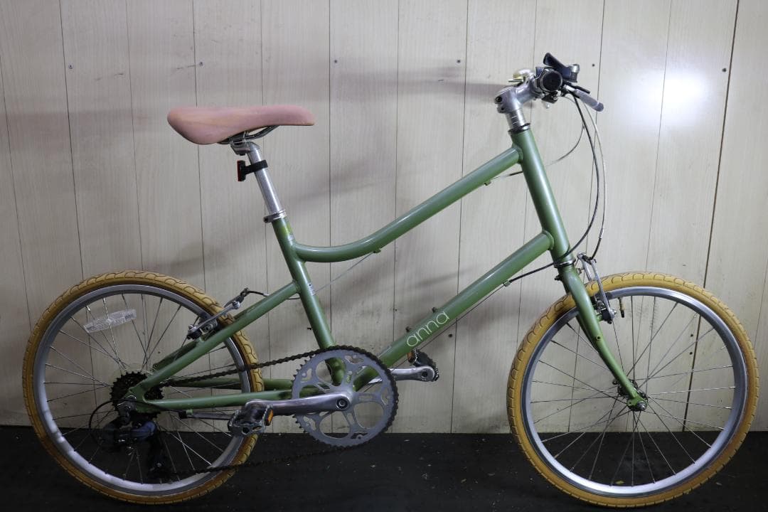 ANNAアンナ クリーム 20インチ7速 アルミ 380mm minivelo