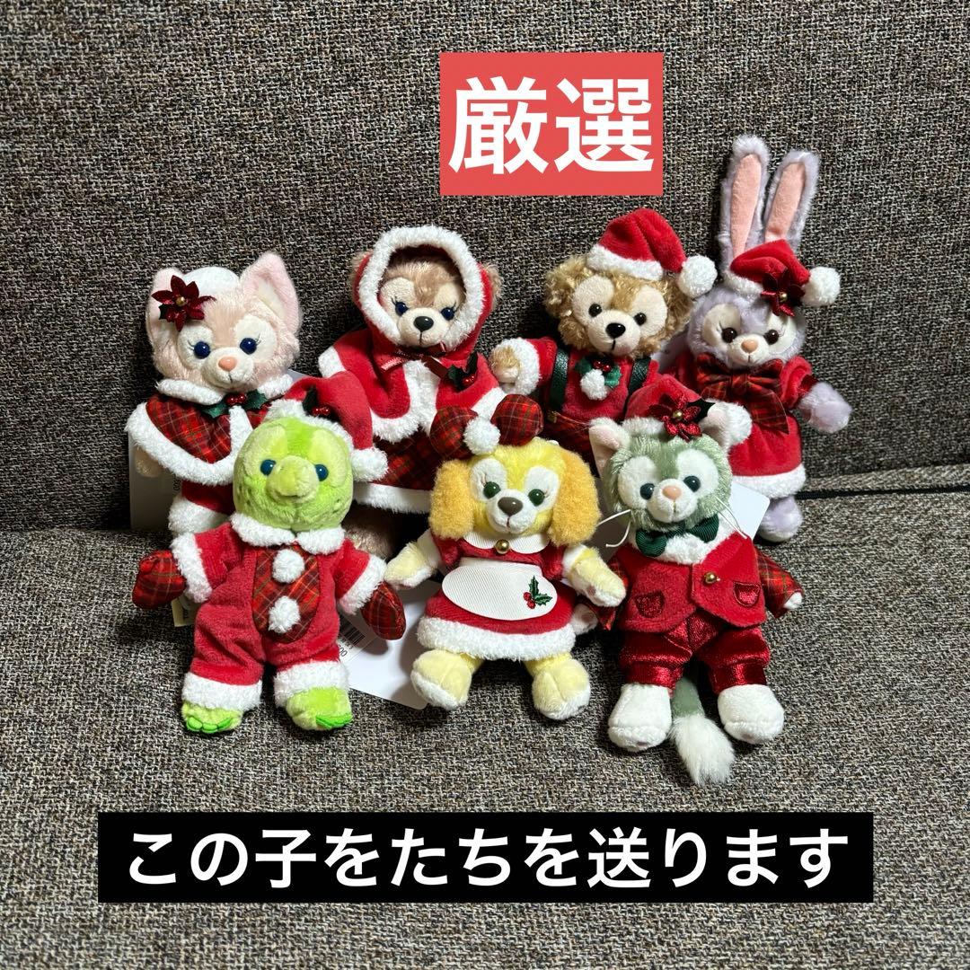 ダンシングスノーフレークス　オルメル　ダッフィー　ぬいぐるみバッジ　クリスマス