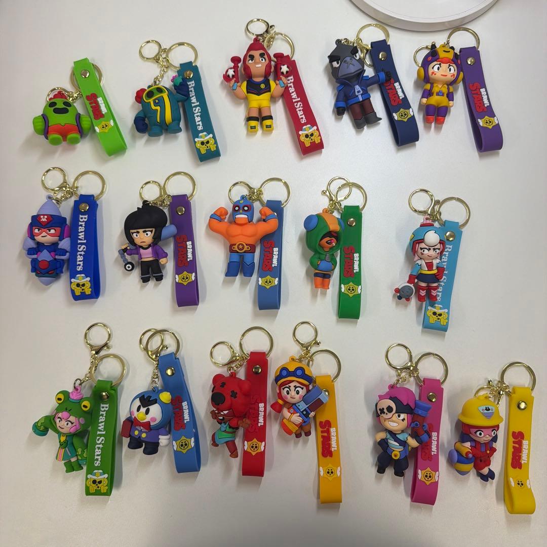 Brawl Stars（ブロスタ）キーホルダー16点まとめ売り／新品