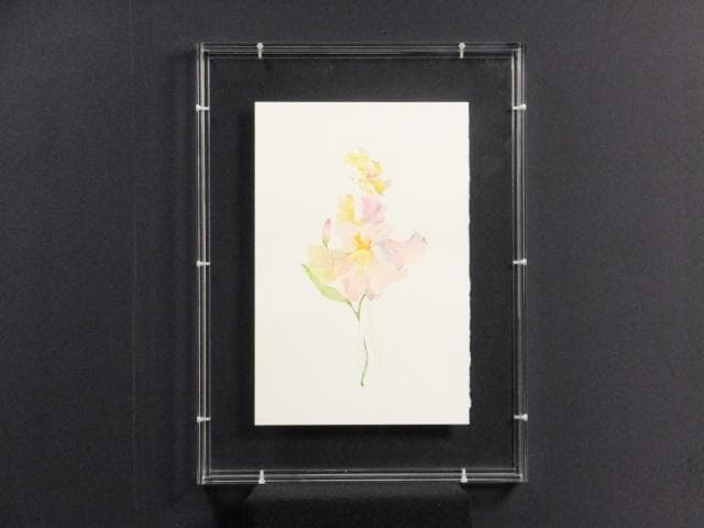 現代アート 湯浅望　直筆サイン『DANCE No2』水彩画 2024年0718B