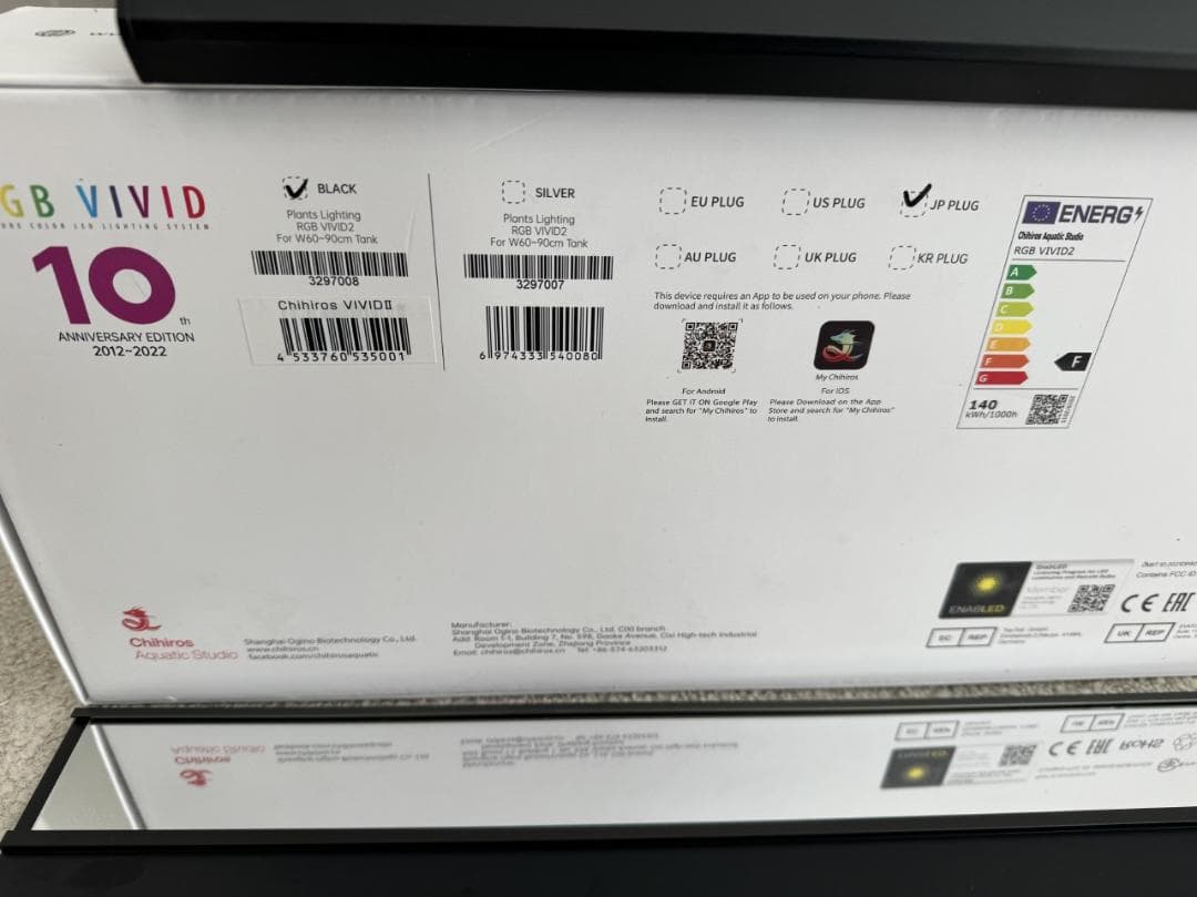 Ｃｈｉｈｉｒｏｓ ＬＥＤ ＶＩＶＩＤ２ １０周年記念モデル ＲＧＢ調光