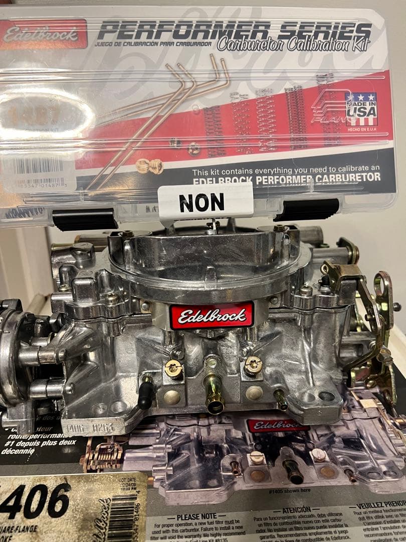 Edelbrock Performer 1406 1487 セット