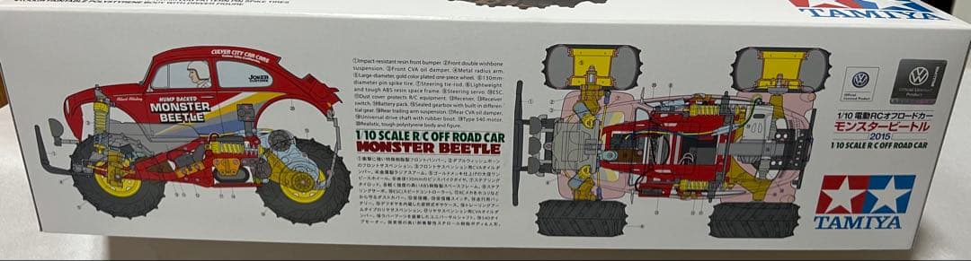 新品タミヤ 1/ 10 電動RCカー組立キット モンスタービートル(2015)