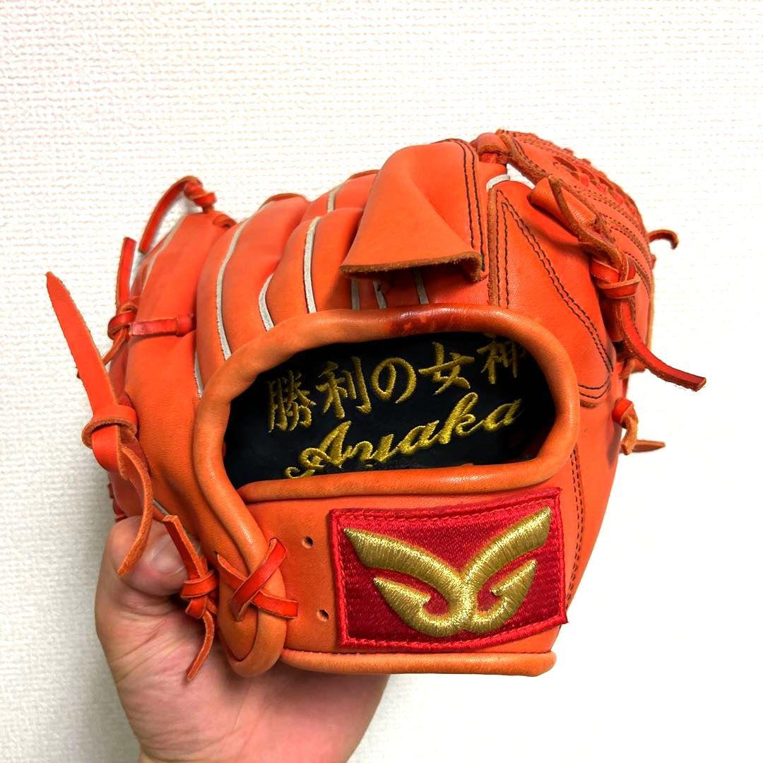 969 グロム GROM 型抜群 極美品 即戦力 硬式 投手用グローブ