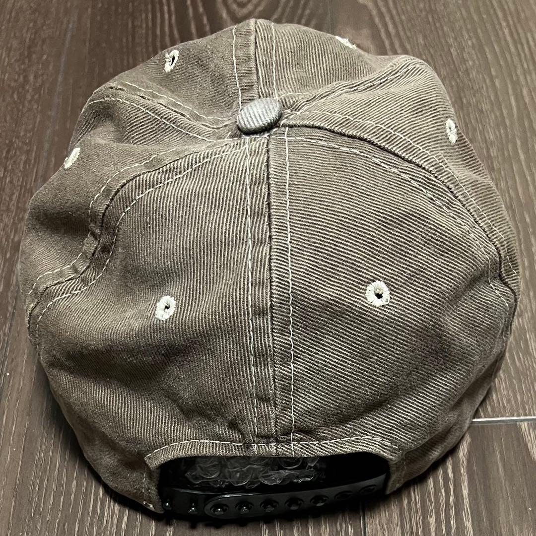 old stussy キャップ ロゴ 白タグ 90s USA製 フェード