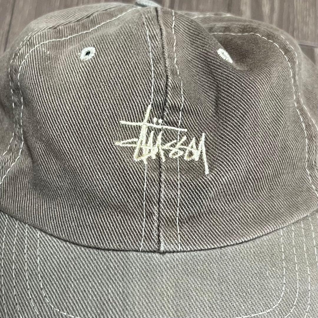 old stussy キャップ ロゴ 白タグ 90s USA製 フェード