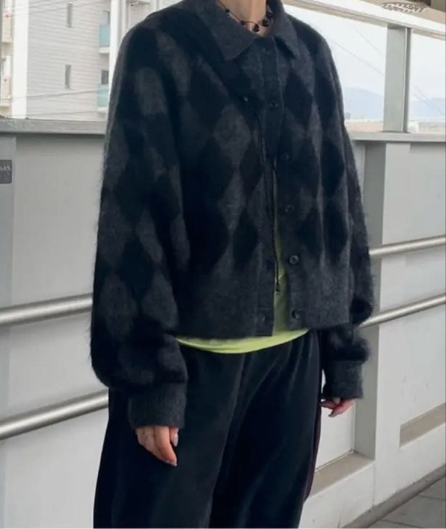 JOURNAL STANDARD LESSAGE アーガイルニットカーディガン