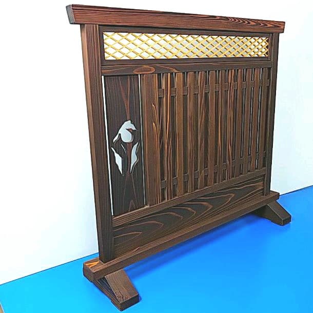 【逸品】和風衝立 間仕切り スクリーン【美品】