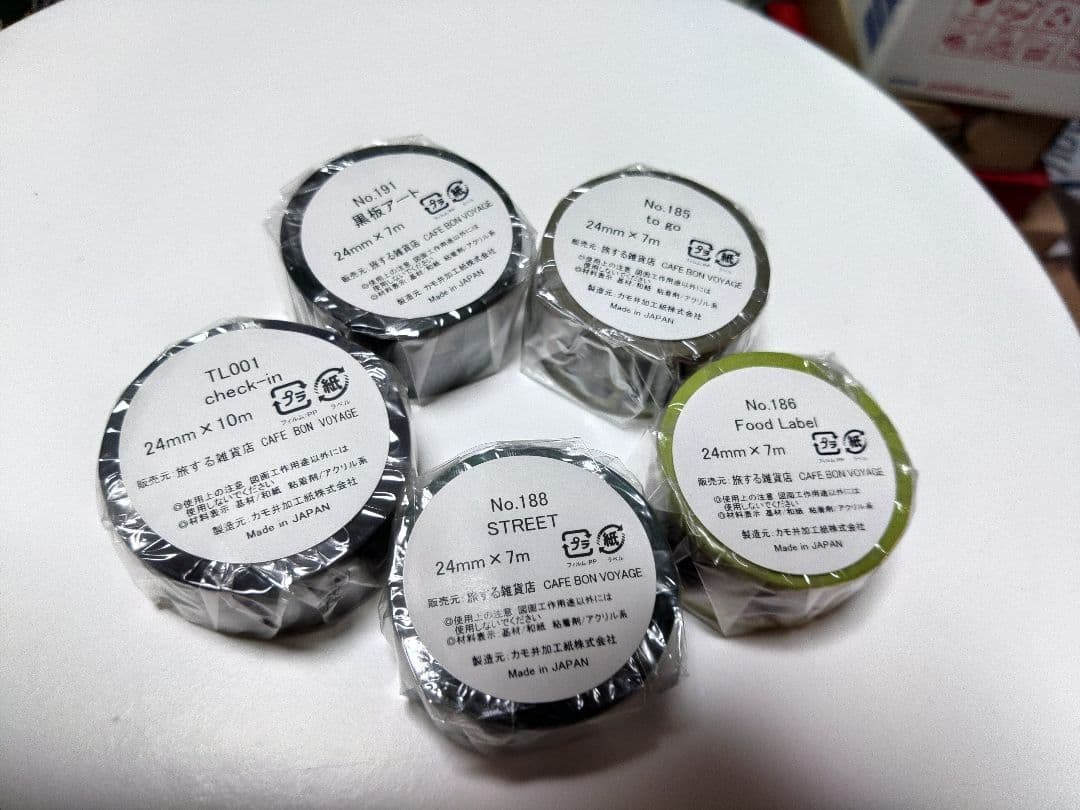 カフェ・ボンボヤージュ　トラベラーズファクトリー・他　マスキングテープ