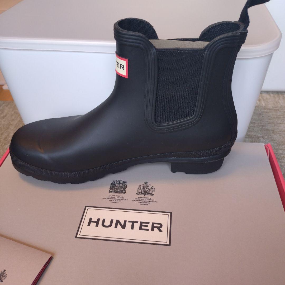 【美品】ハンター　レディース　コマンドチェルシーブーツ　UK5 24