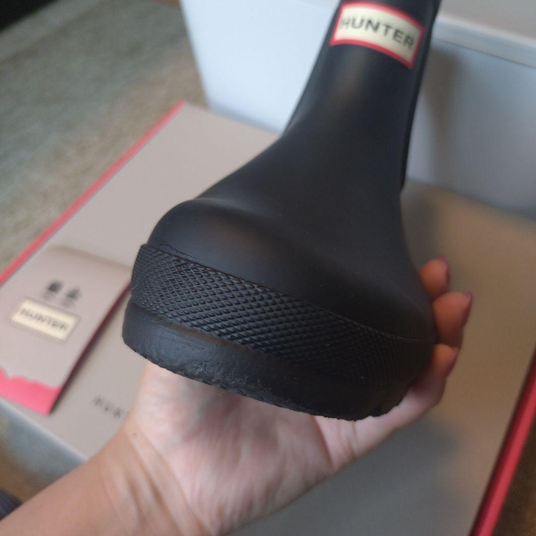 【美品】ハンター　レディース　コマンドチェルシーブーツ　UK5 24