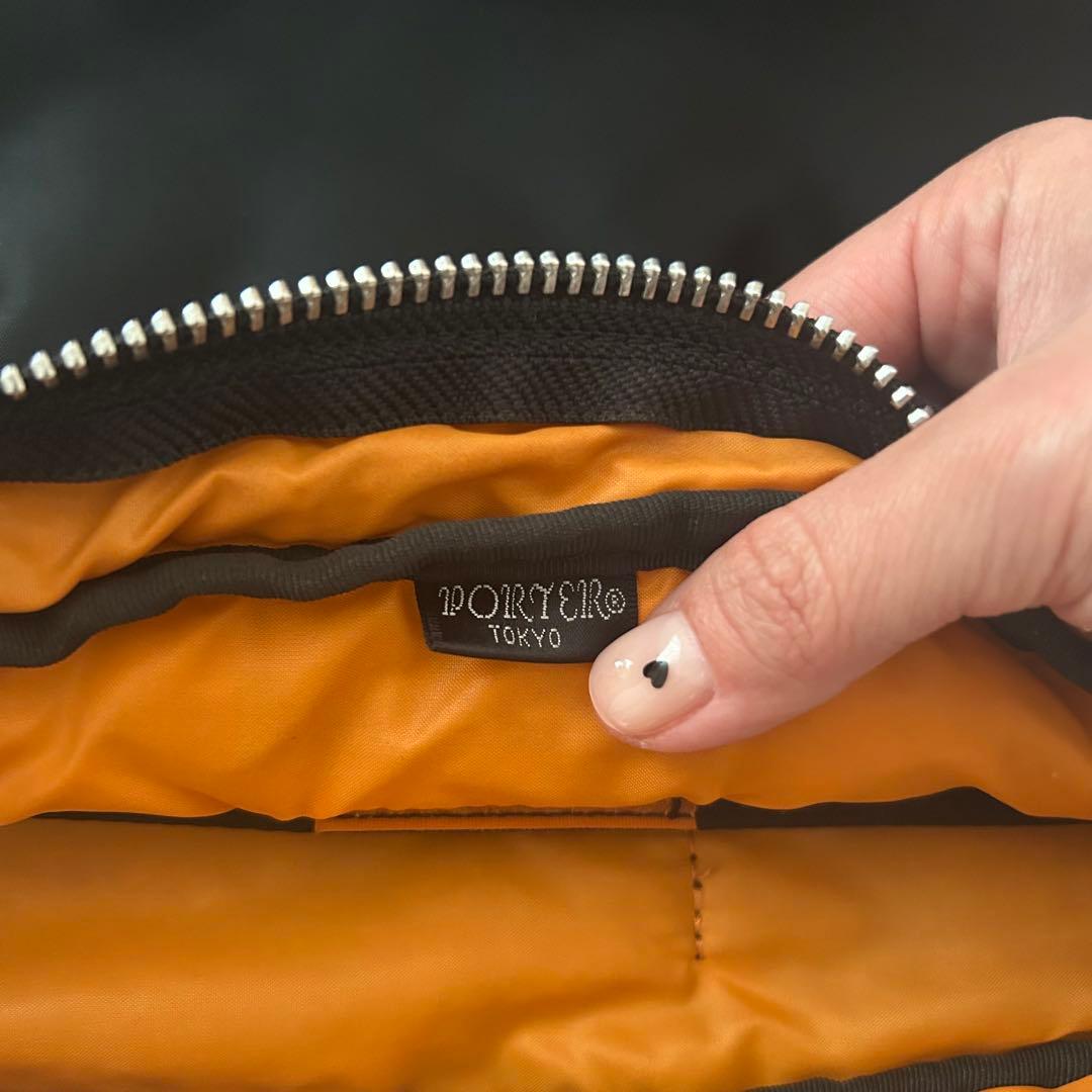 PORTER⚪︎TANKER SHOULDER BAG L (BLACK)