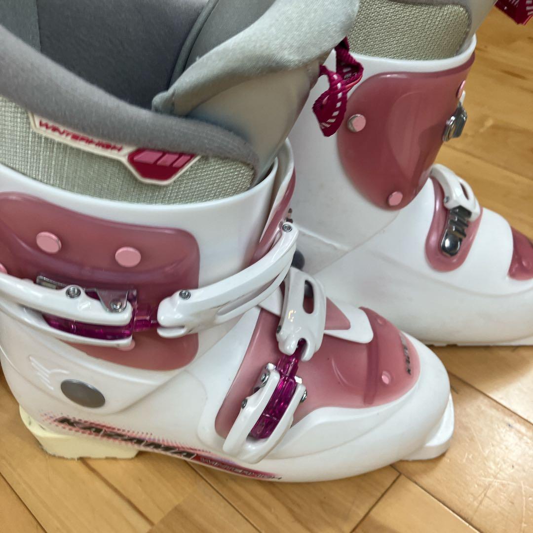 ショートスキー　レディース　kissmark キスマーク 3点セット　25㎝