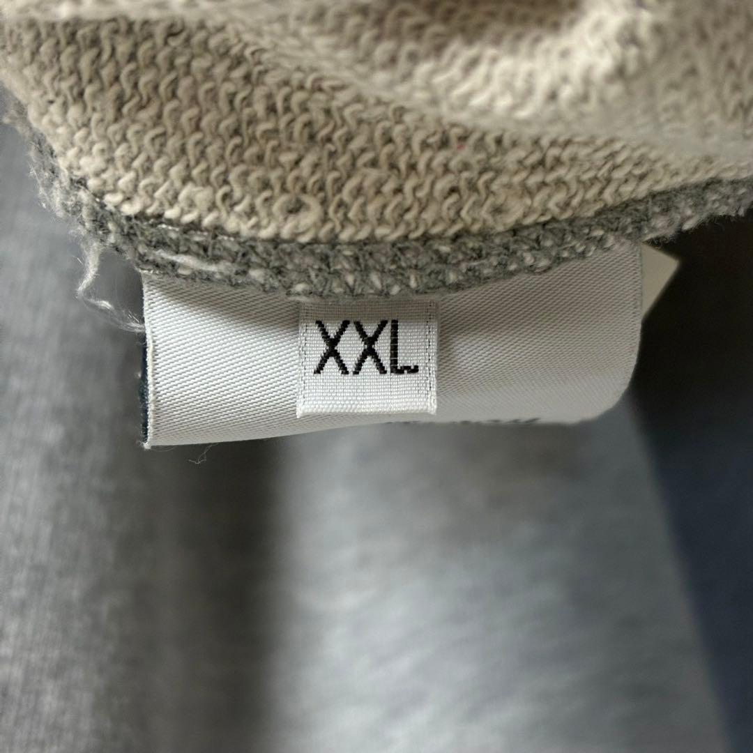 334【タグ付き・XXL】ストーンアイランド☆ワッペン入りスウェット グレー