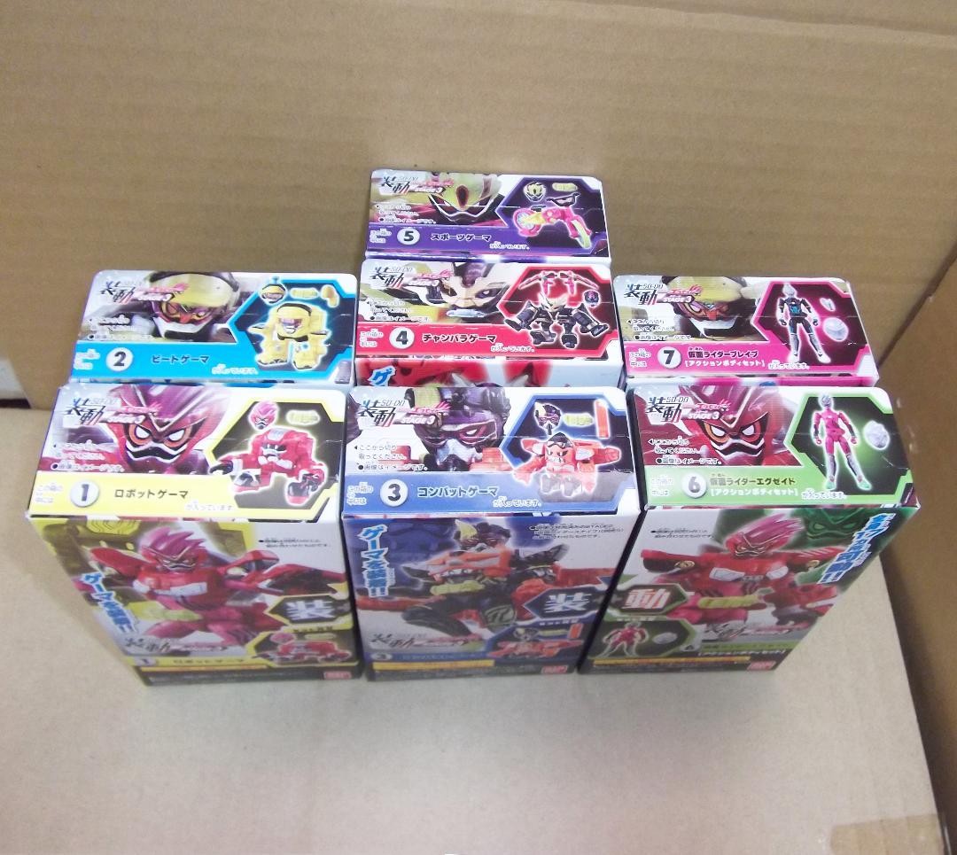 装動 仮面ライダーエグゼイド 1～10弾 全72個コンプ バグスター 最終値下げ