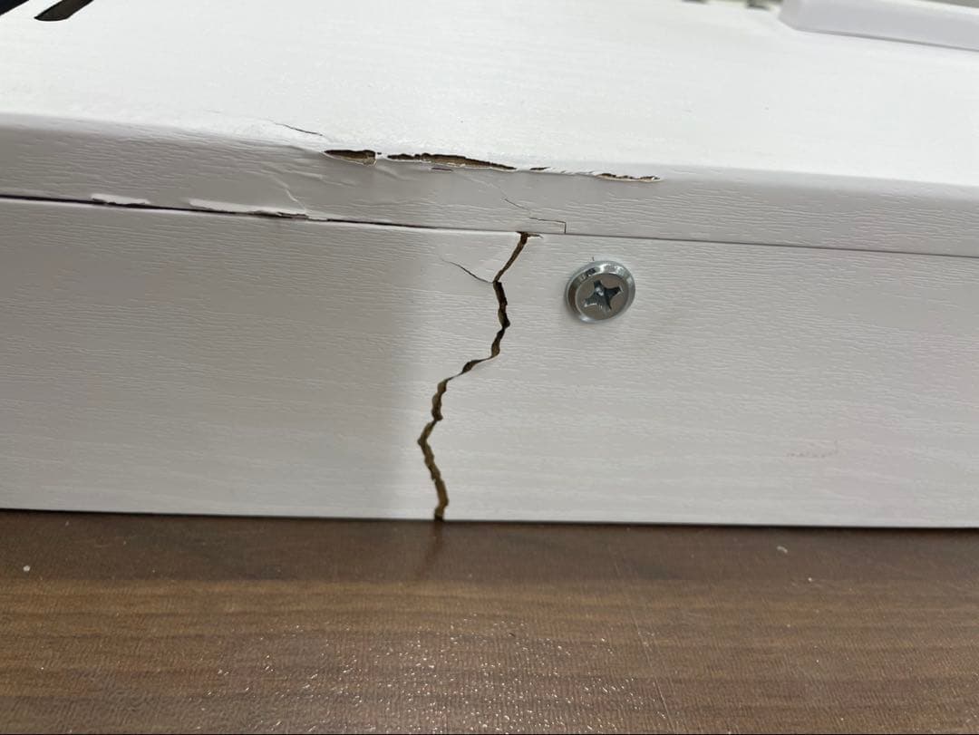 電子ピアノ88鍵盤　給電タイプ　木目調ボディ　ホワイト