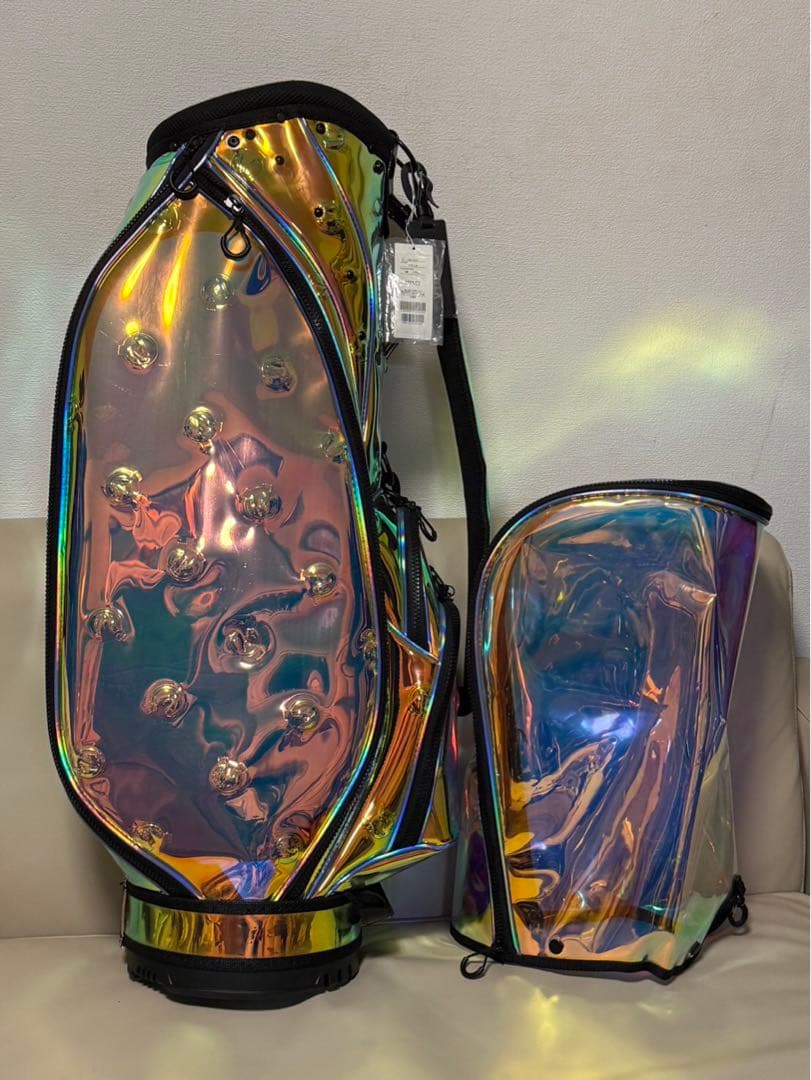 【送料込み】激レア非売品　ホンマ　スケルトンキャディバッグ 希少