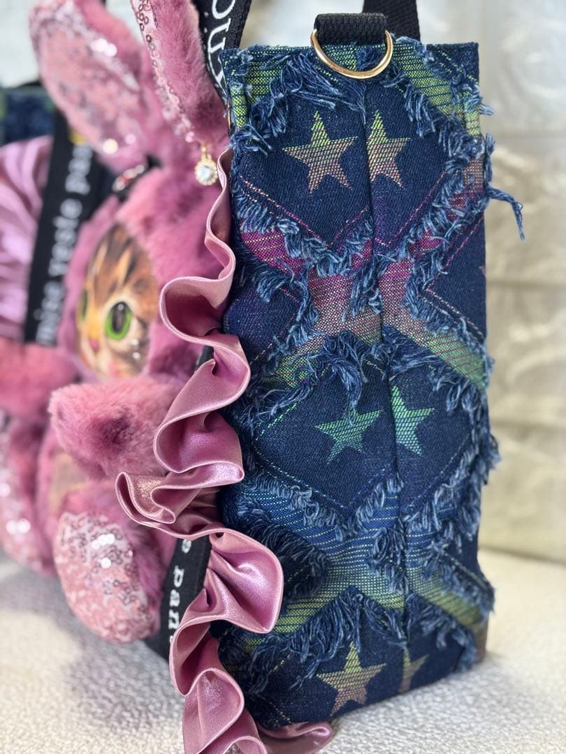 さ*ー様 コヤンイサムチョン　ハンドメイド　トートバッグ　サンダーちゃん　ピンク