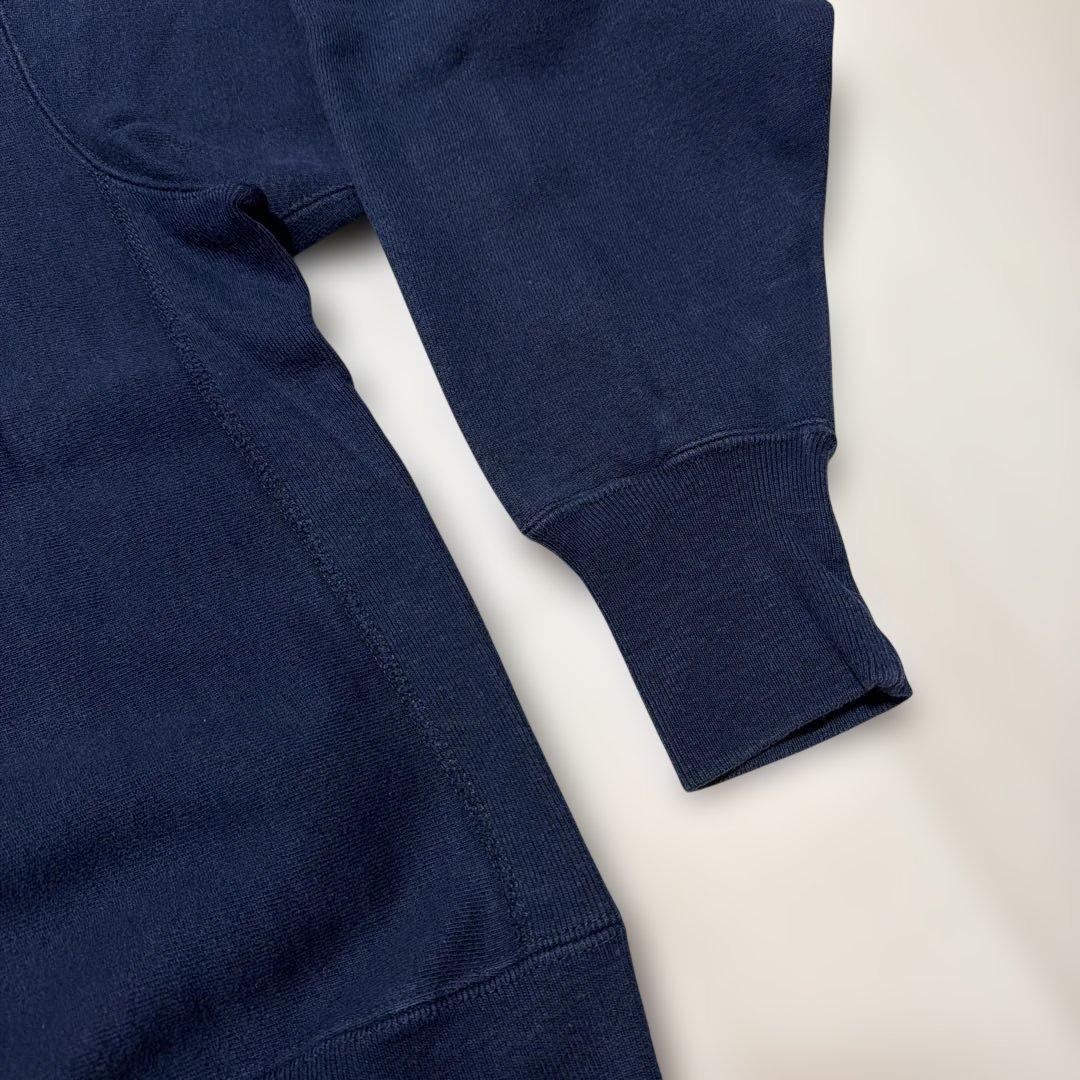 90s 刺繍タグchampion リバースウィーブ vintage ネイビー