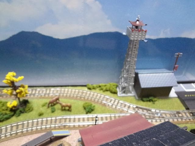 週刊SL鉄道模型 レイアウト・ジオラマ完成品 転車台ライト点灯PWケースNゲージ