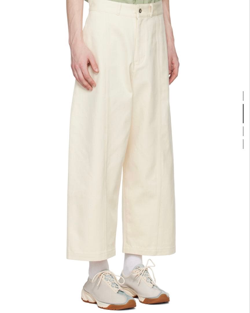 パンツ sage nation White denim