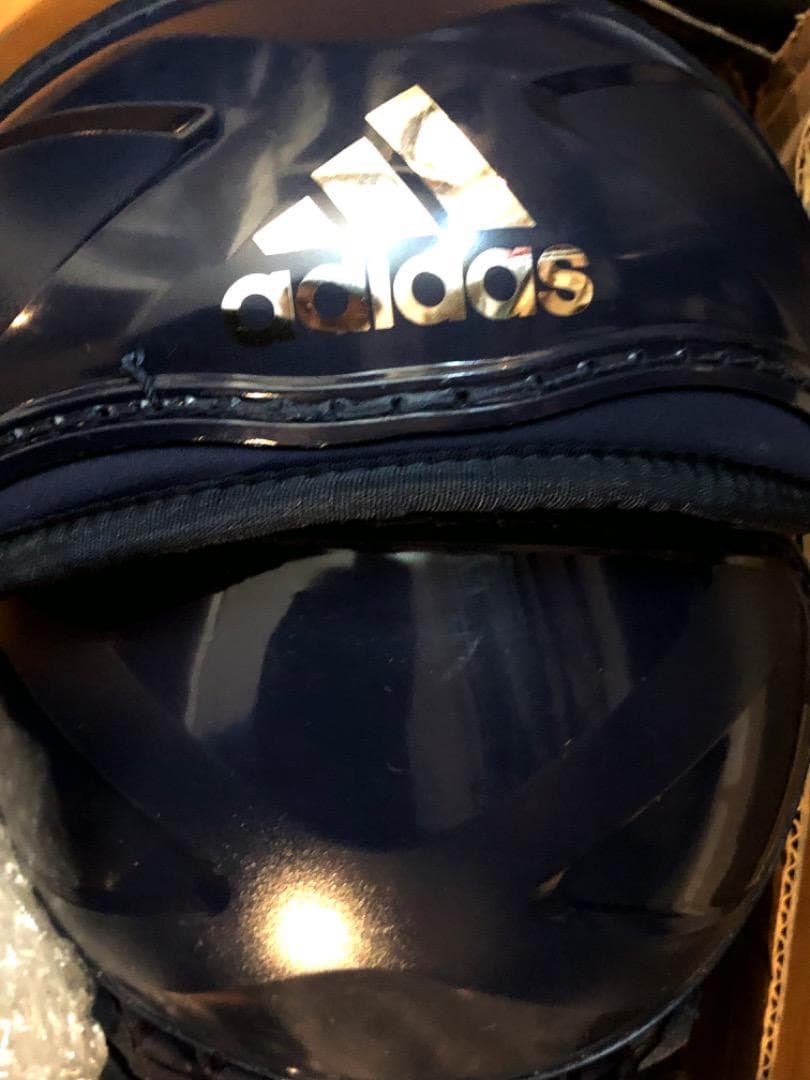 新品USA限定発売最高級☆adidasProキャッチャープロテクター＋レガース紺
