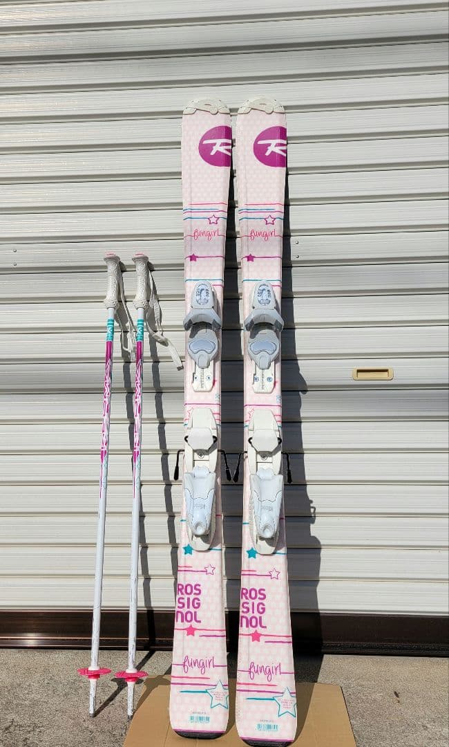 スキー板　ストック　ジュニア