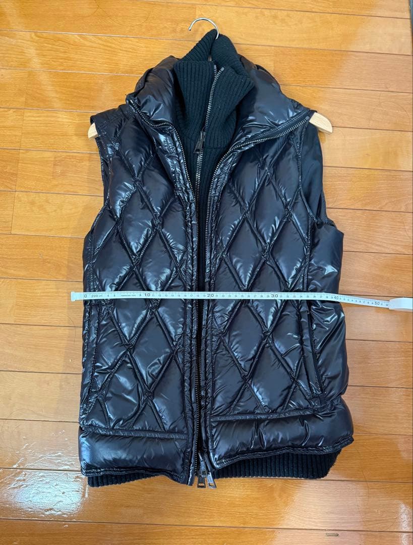 【AKM】ダウンベスト-ナイロンダイヤキルト