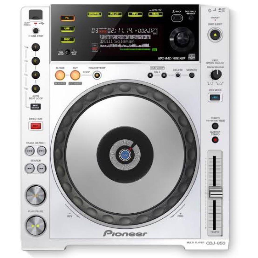 Pioneer CDJ-850 CDJ/DJコントローラー シルバー　動作確認済