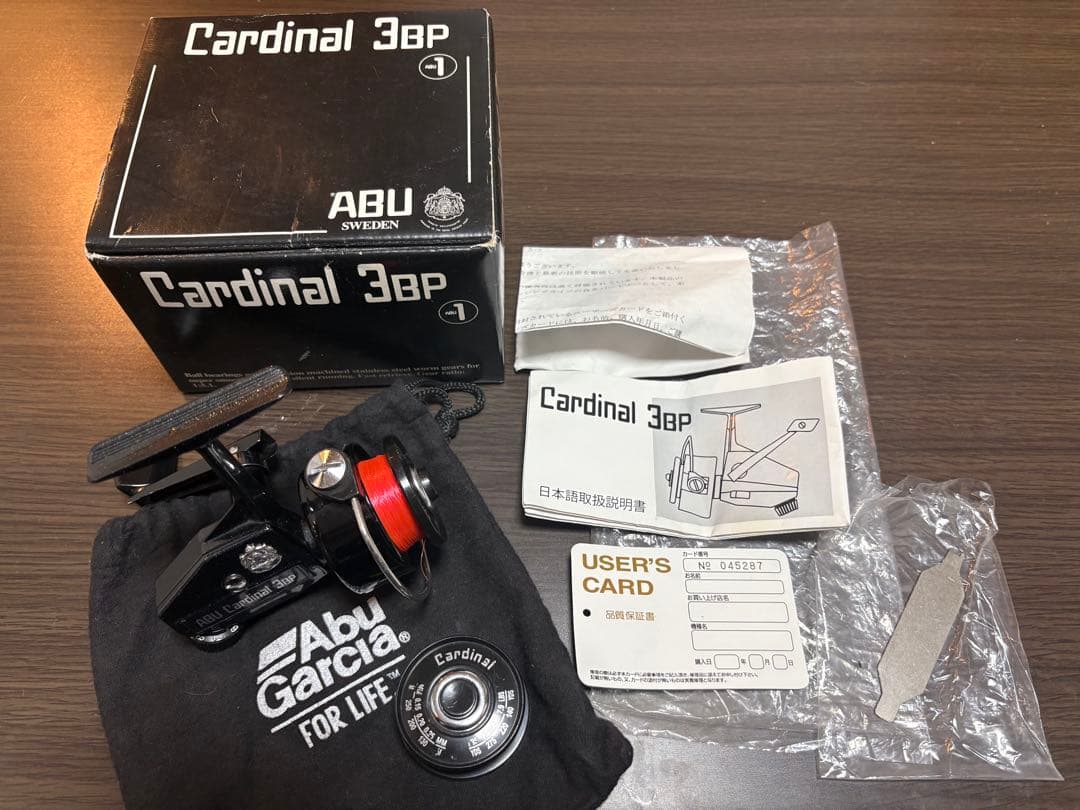 ABUカーディナル3BP アブガルシア　スピニングリール　替えスプール付き