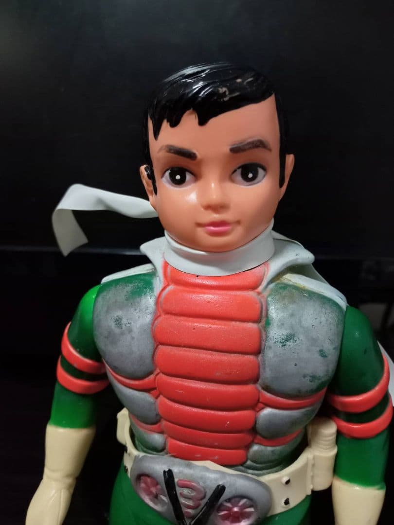 旧バンダイ 仮面ライダーV3 面取れ スタンダード ソフビ 当時物