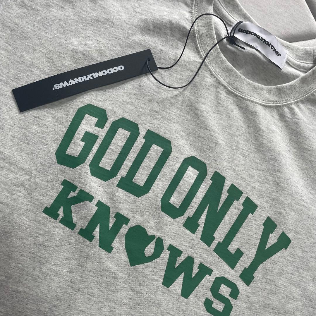 GOD ONLY KNOWS ロゴTシャツ