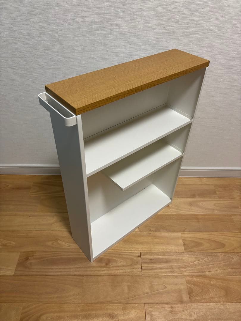 山崎実業 ハンドル付きスリムトイレラック タワー tower